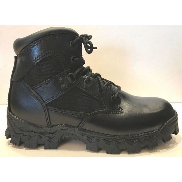 Men's Rocky ALPHA FORCE Comp Toe Black Boots 2167 - Picture 1 of 1